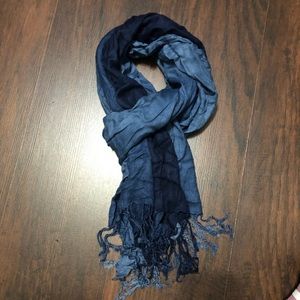 Blue gradient scarf